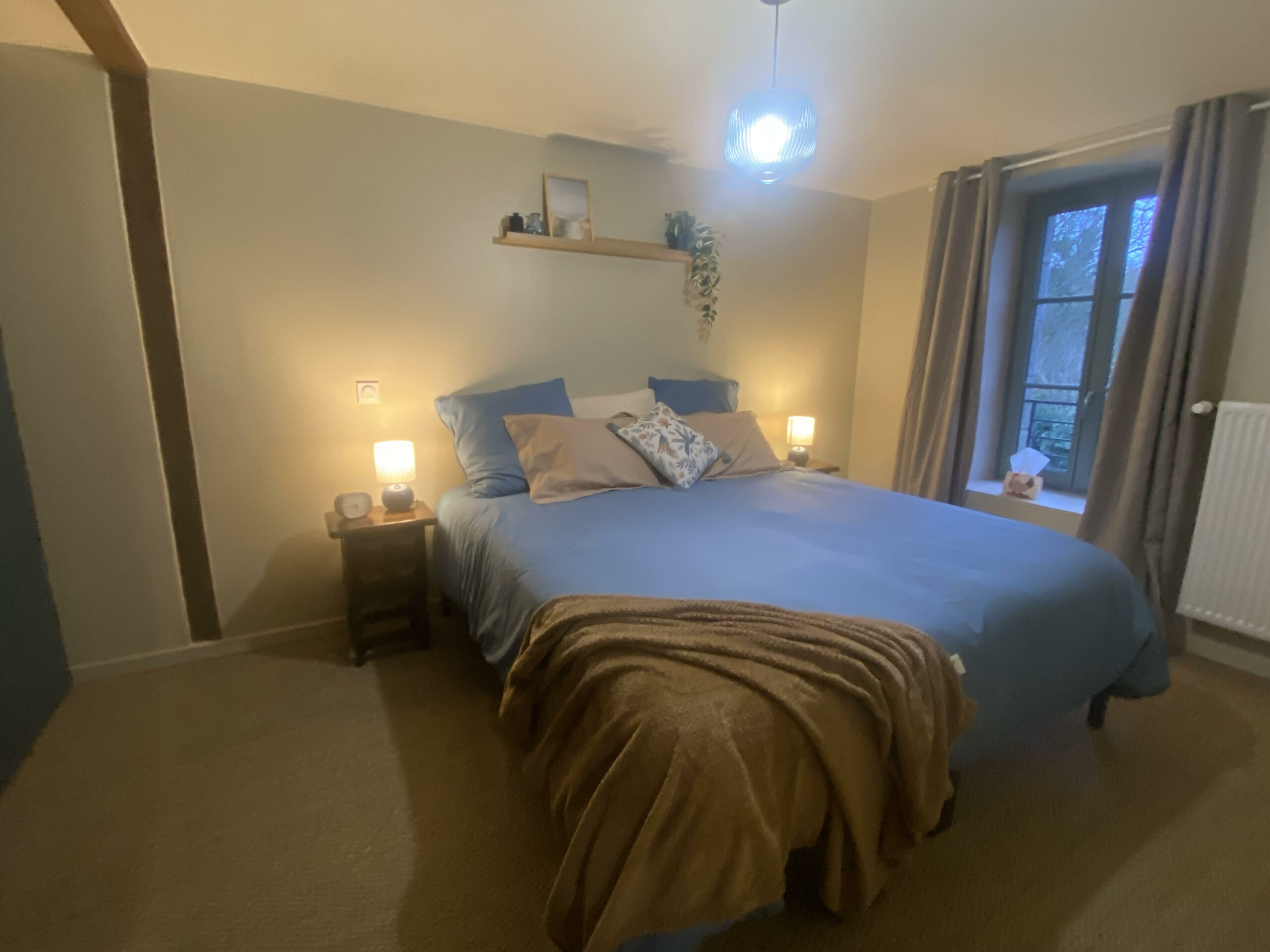 Notre chambre bleue