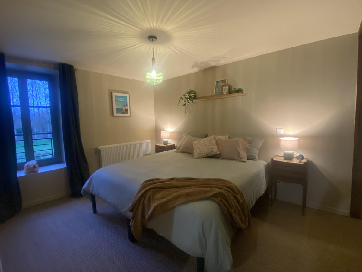 Vue du lit